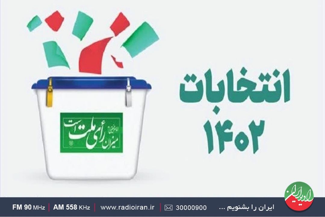 انتظار برای رای دادن در یك روز برفی