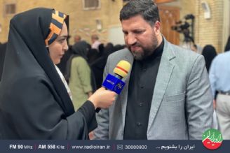 فرزند شهید «صیاد شیرازی» در مسجد ابوذر تهران رای خود را به صندوق انداخت