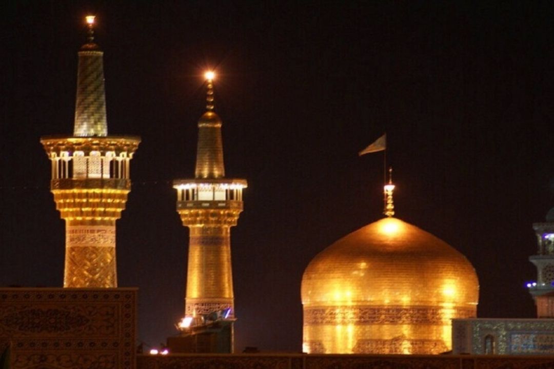 حرم مطهر رضوی در سوگ «رسول مهر»