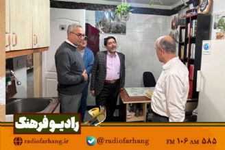 بازدید مدیر رادیو‌فرهنگ از كتابخانه میرزاكوچك خان معاونت صدا