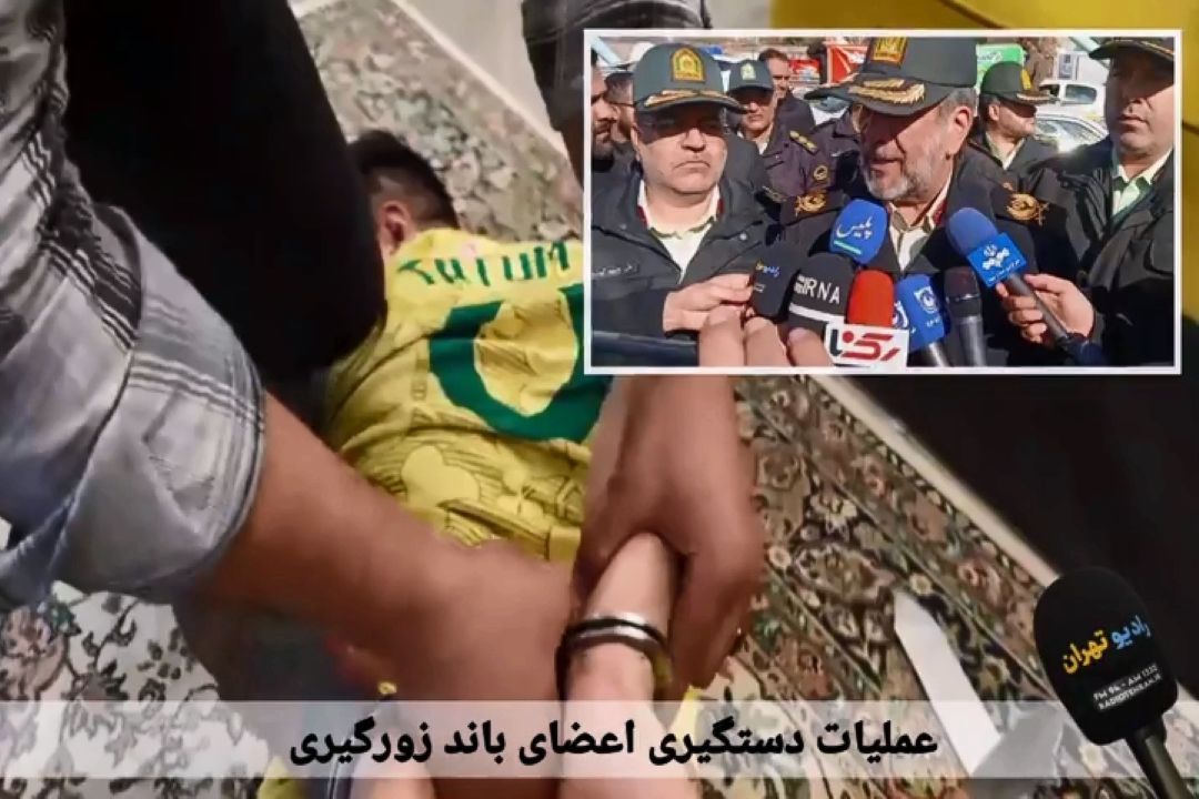 لحظه دستگیری زورگیران خشن پل پارك وی توسط پلیس