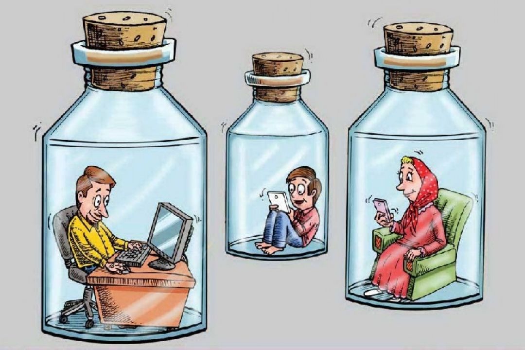 وقتی ساعت‌ها از شبكه‌ی مجازی استفاده می‌كنید