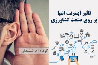 تاثیر اینترنت اشیا بر روی صنعت كشاورزی