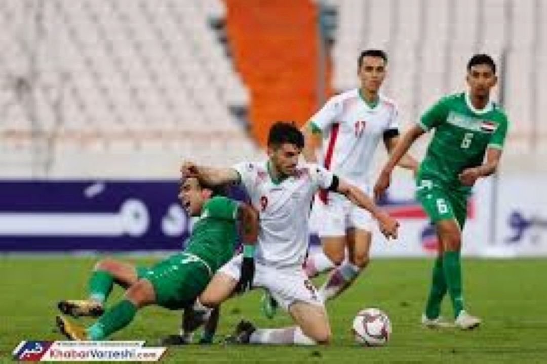 دیدار فوتبال امید ایران با اندونزی قبل از قهرمانی آسیا