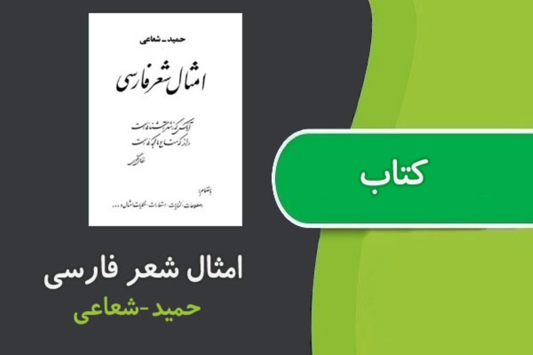 كتاب «امثال شعر فارسی » نقد می شود