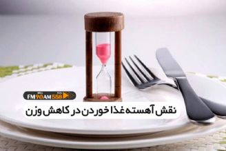 آهسته بلعیدن، تمركز را در غذا خوردن افزایش می دهد 