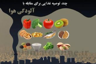 مواد غذایی كه آلودگی هوا را دفع می‌كند