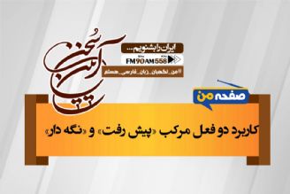 كاربرد دو فعل مركب «پیش رفت» و «نگه دار» در زبان فارسی