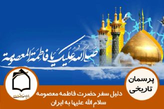 دلیل سفر حضرت معصومه (س) به ایران