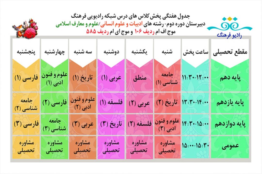 پای مدرسه مجازی به رادیو فرهنگ هم باز شد