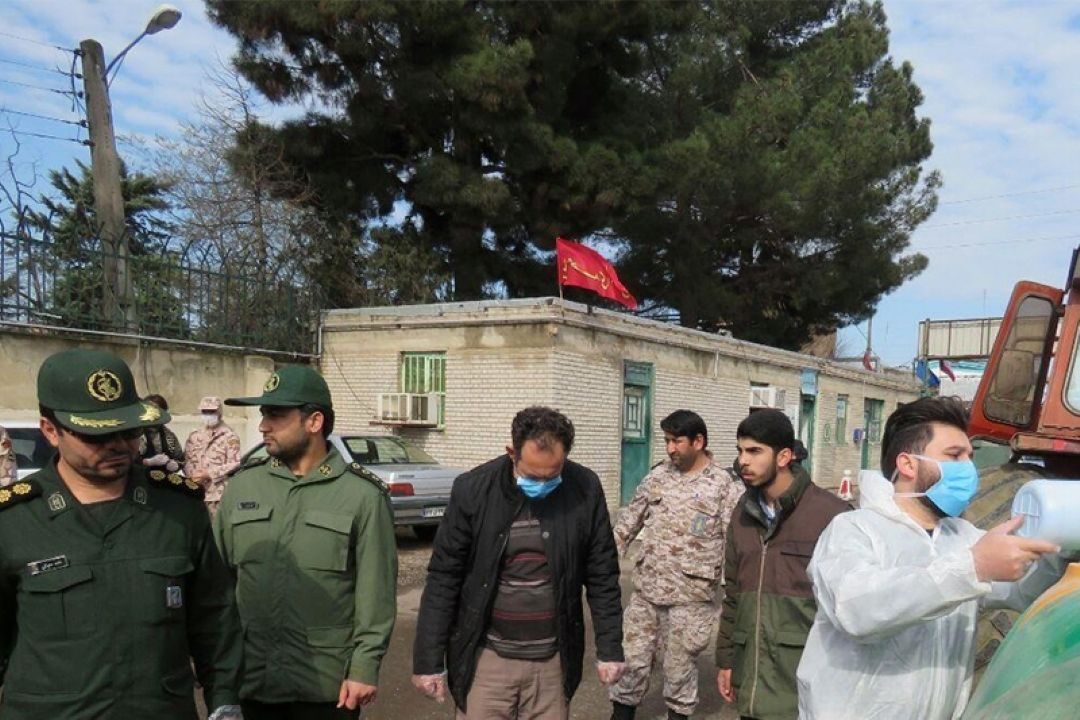 همكاری سپاه برای مقابله با كرونا 