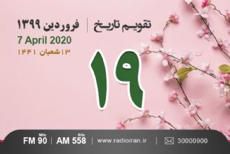 وقایع 19 فروردین در ایران و جهان