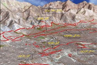 جزئیات 16 گسل فعال شناخته شده استان تهران