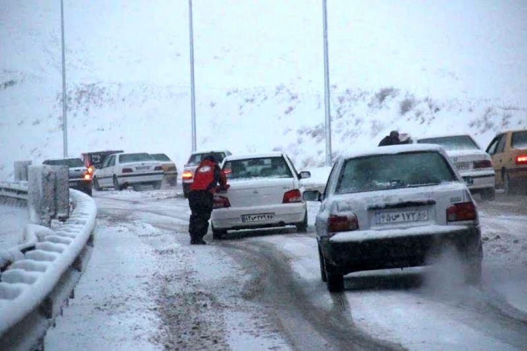 بارش باران و برف و وزش باد شدید