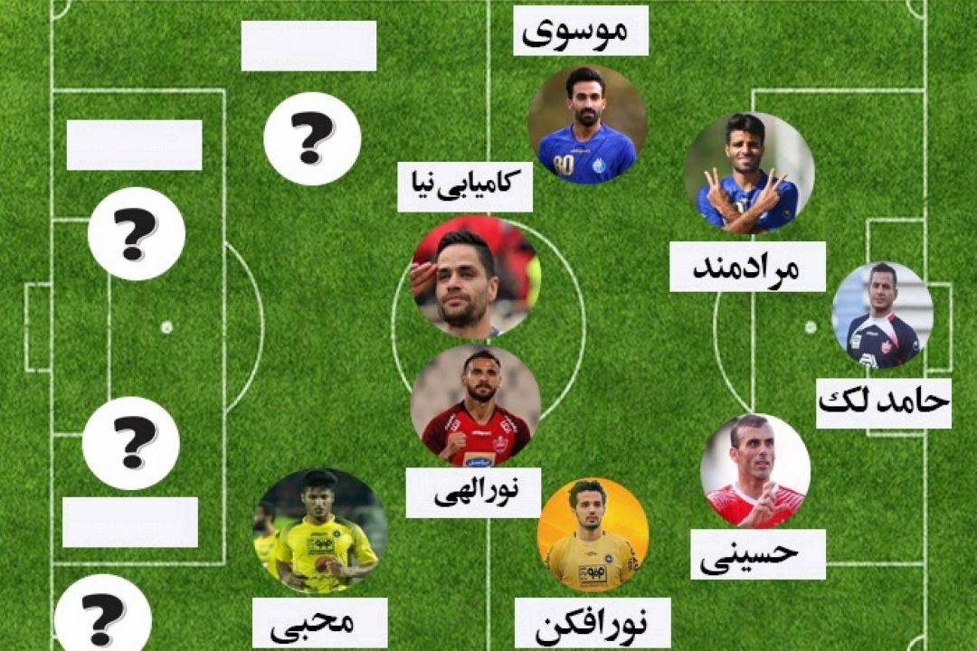 تیم منتخب نیم فصل لیگ بیستم