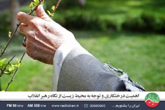 فرازهایی از بیانات مقام معظم رهبری به مناسبت روز درختكاری