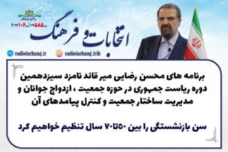 برنامه های محسن رضایی میر قائد نامزد سیزدهمین دوره ریاست جمهوری در حوزه جمعیت ، ازدواج جوانان 