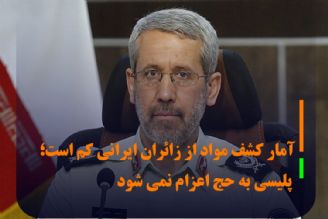 آمار كشف مواد از زائران ایرانی كم است